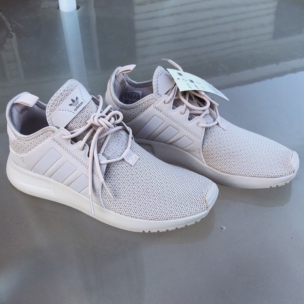 Adidas X_PLR J tan sneakers